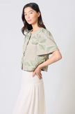 Traffic People Grace & Maude Daisy Top Green