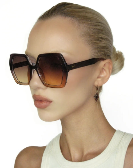 Reality Eyewear Anya Sunglasses Aubergine Fade