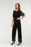 Urban Luxury Sequin Jumpsuit Black