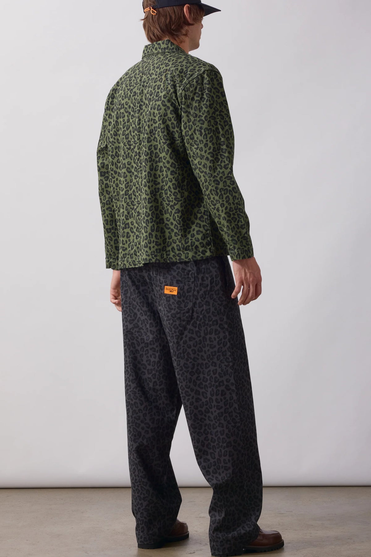 Service Works Patterned Easy Chef Pants Black Lepoard