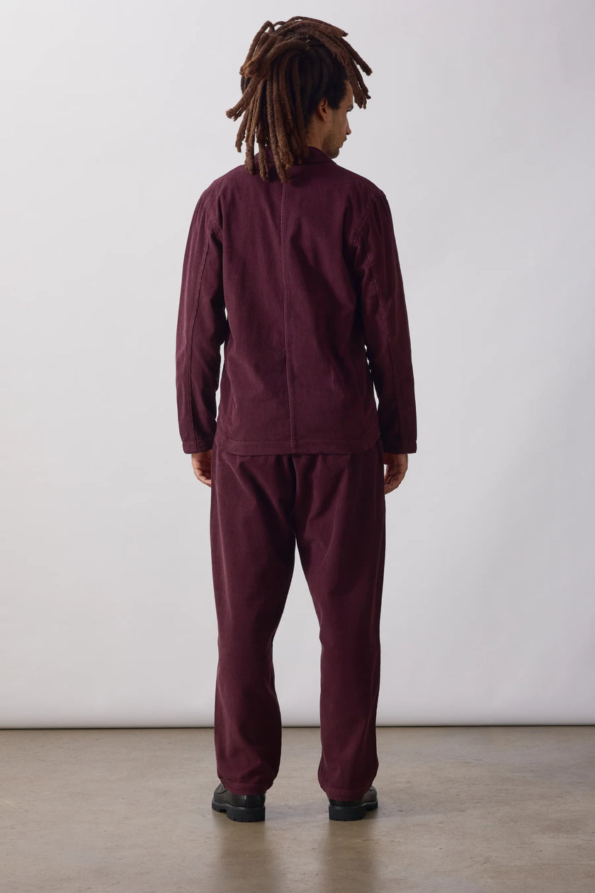 Service Works Fine Cord Part Timer Pants Burgundy