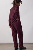 Service Works Fine Cord Part Timer Pants Burgundy