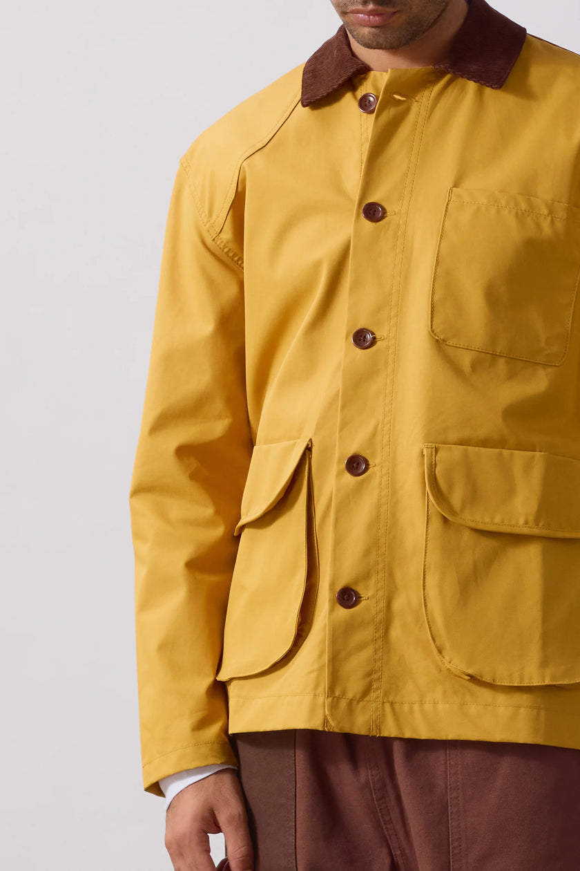 Service Works Waxed Barn Coat Ochre