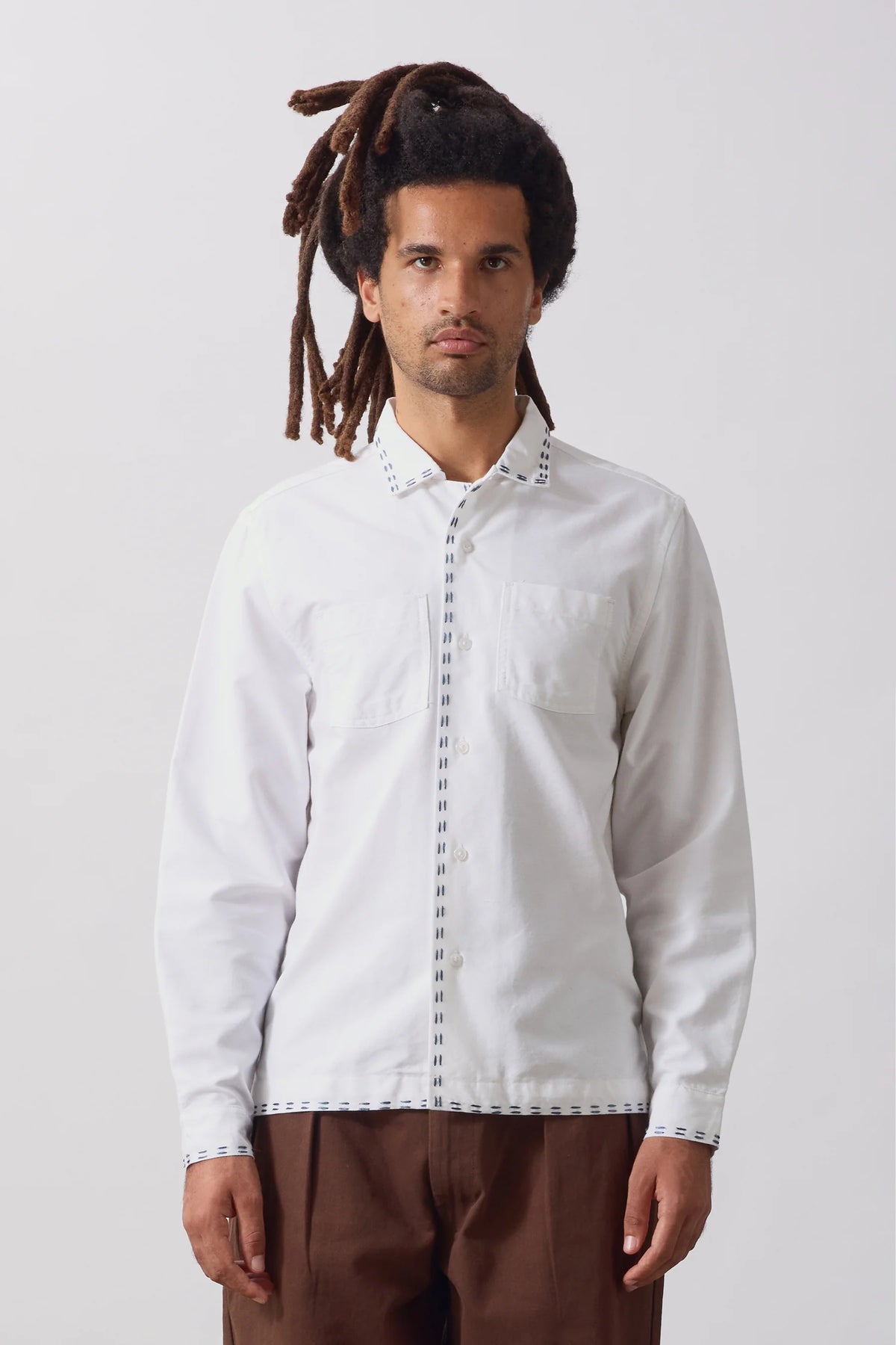 Service Works Trace Resort Shirt White