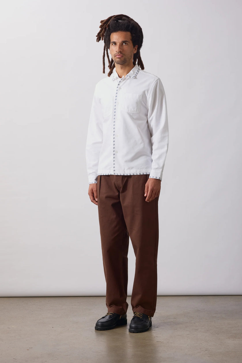 Service Works Trace Resort Shirt White