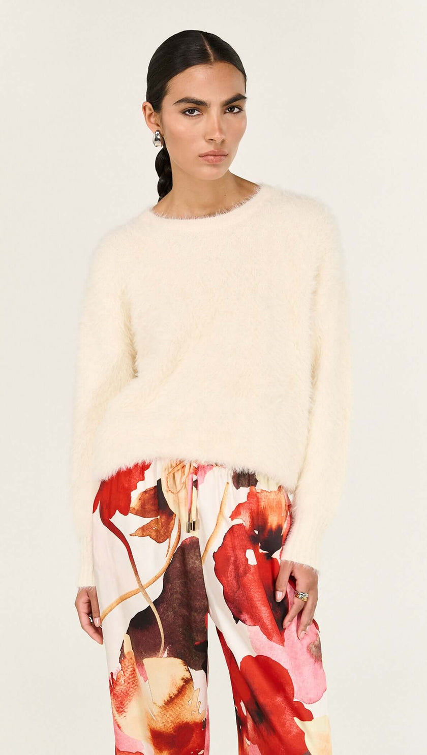 Staple The Label Kaia Drawstring Pants Abstract Floral
