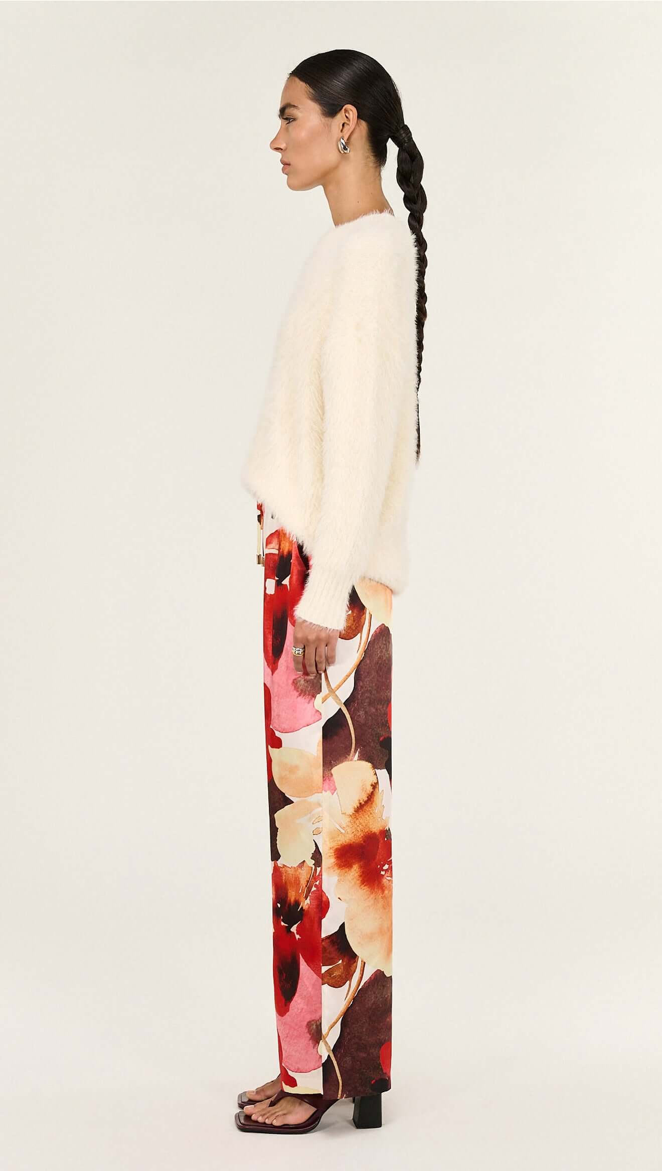 Staple The Label Kaia Drawstring Pants Abstract Floral
