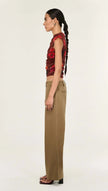 Staple The Label Vivi Mesh Top Chocolate Floral