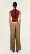 Staple The Label Vivi Mesh Top Chocolate Floral