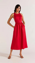 Load image into Gallery viewer, Staple The Label Valencia Cross Back Dress Red
