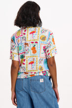 Load image into Gallery viewer, Sugarhill Brighton Odele Shirt Off White Jungle Print
