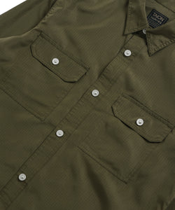 Taion Non-Down Military Adjust S/S Shirt D. Olive