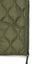 Taion Unisex Military Zip V-Neck Down Jacket Light Mocha