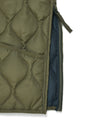 Taion Unisex Military Zip V-Neck Down Jacket Light Mocha