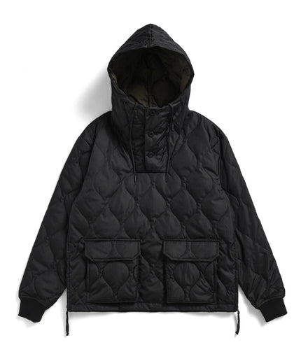 Taion Unisex Military Pullover Hoodie Black