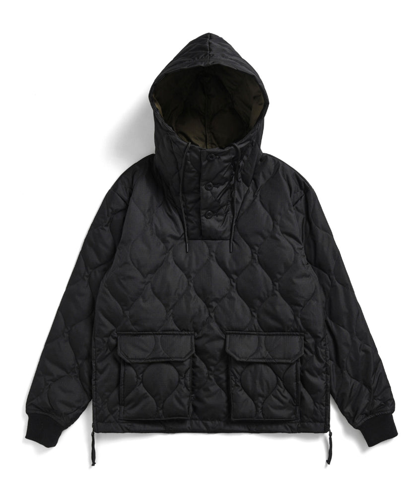 Taion Unisex Military Pullover Hoodie Black