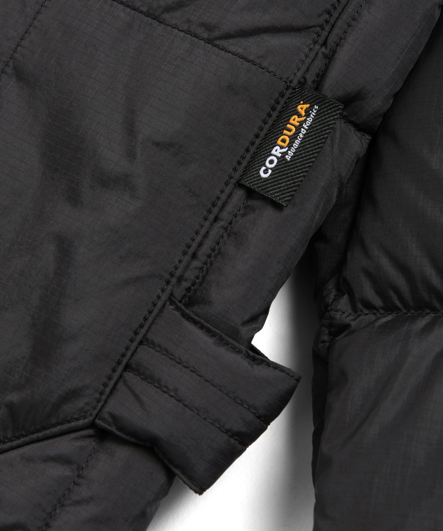 Taion Work W-Zip Rib Down Jacket D. Brown