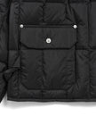 Taion Work W-Zip Rib Down Jacket D. Brown