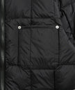 Taion Work W-Zip Rib Down Jacket D. Brown