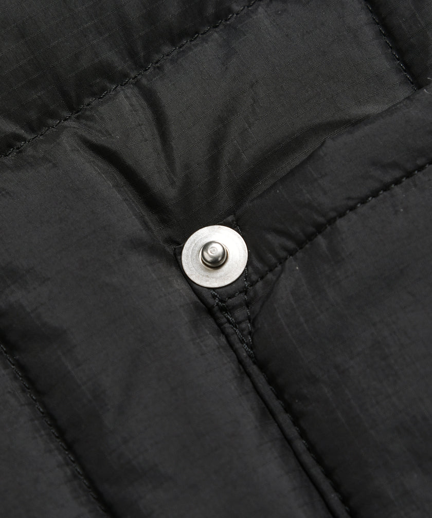 Taion Work W-Zip Rib Down Jacket D. Brown