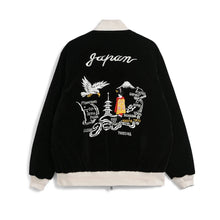 Load image into Gallery viewer, Taion Reversible Skajan Down Jacket Black X Navy
