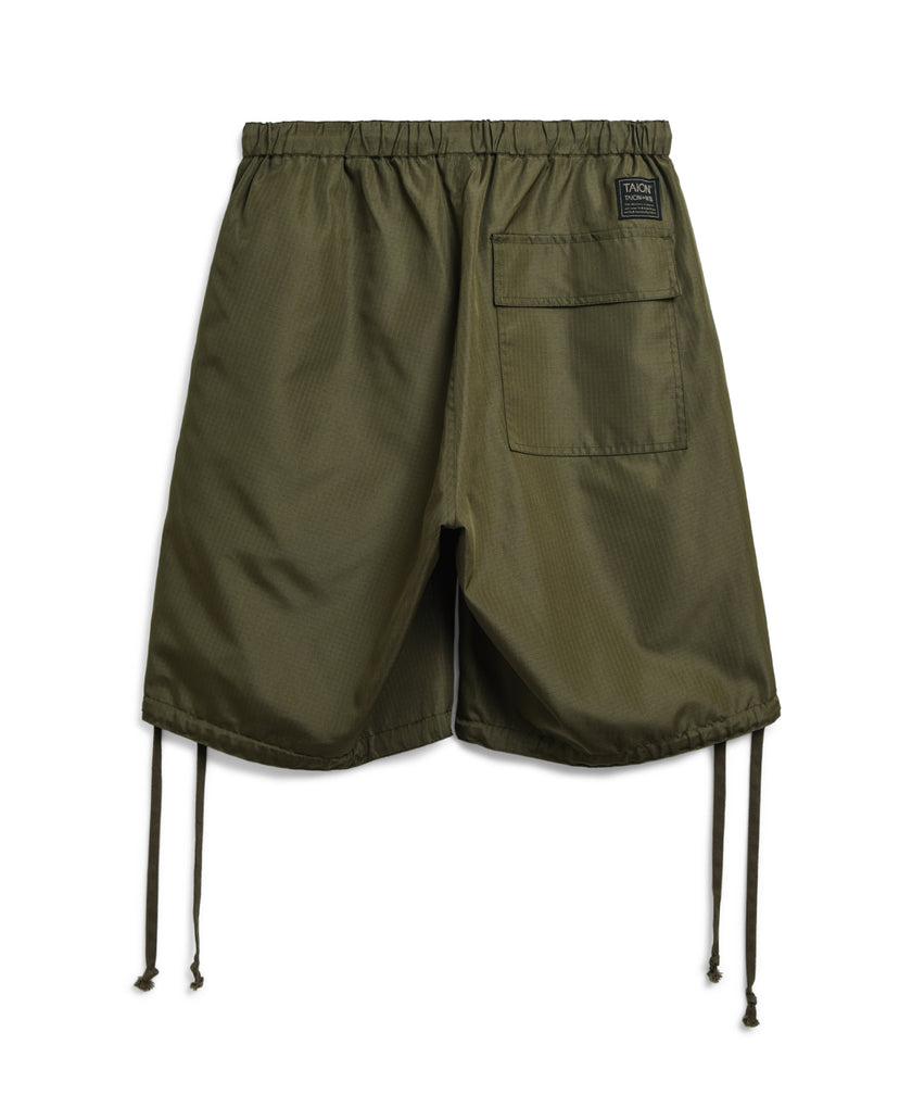 Taion Non-Down Military Reversible Short Black