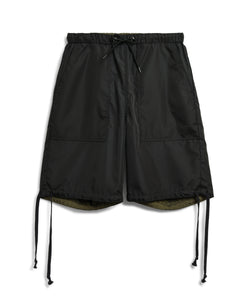 Taion Non-Down Military Reversible Short Black