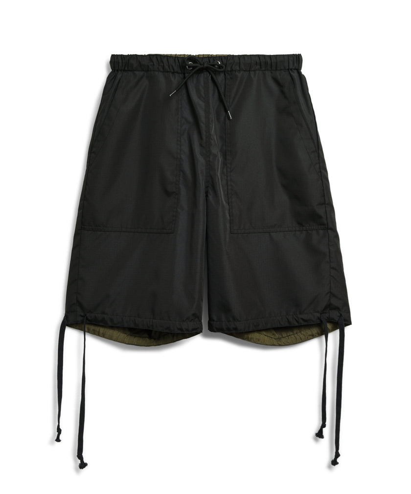 Taion Non-Down Military Reversible Short Black