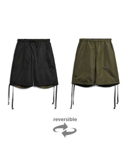 Taion Non-Down Military Reversible Short Black
