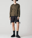 Taion Non-Down Military Reversible Short Black
