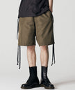 Taion Non-Down Military Reversible Short Black