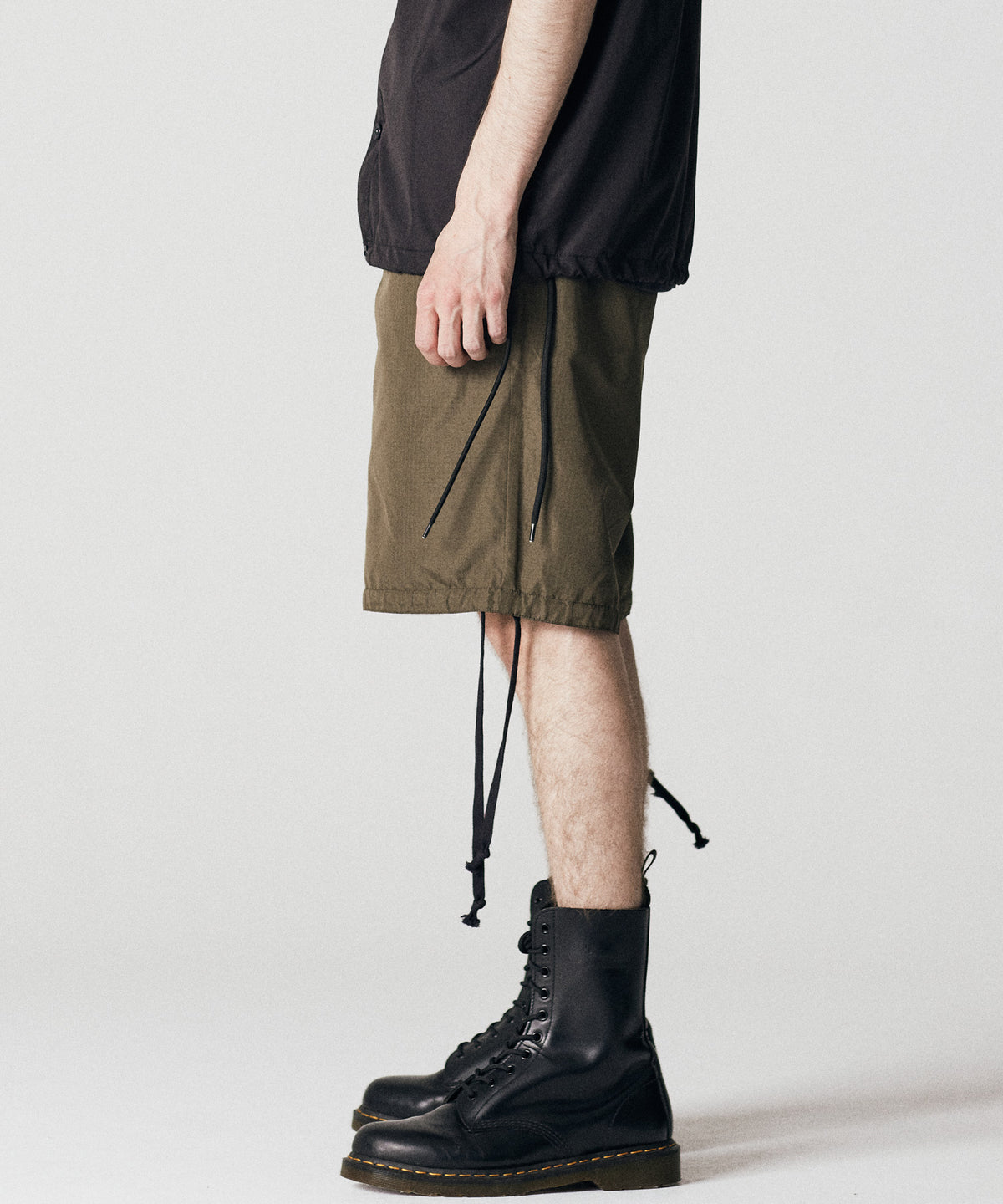 Taion Non-Down Military Reversible Short Black