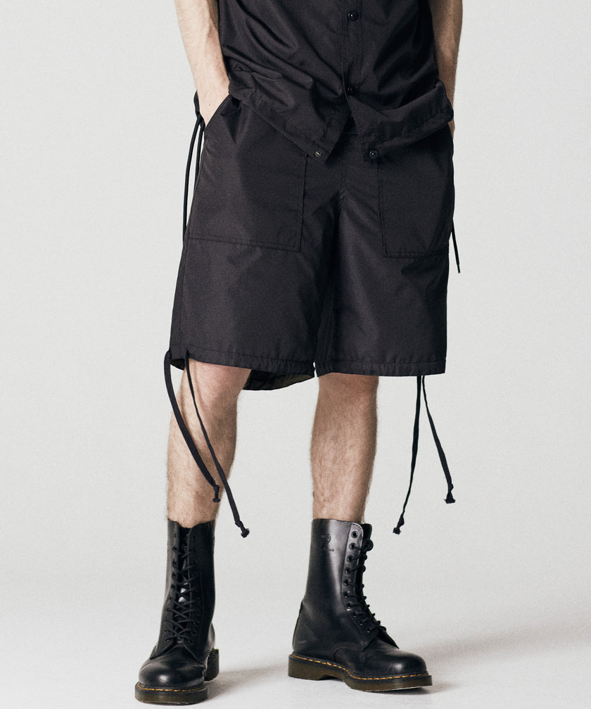 Taion Non-Down Military Reversible Short Black