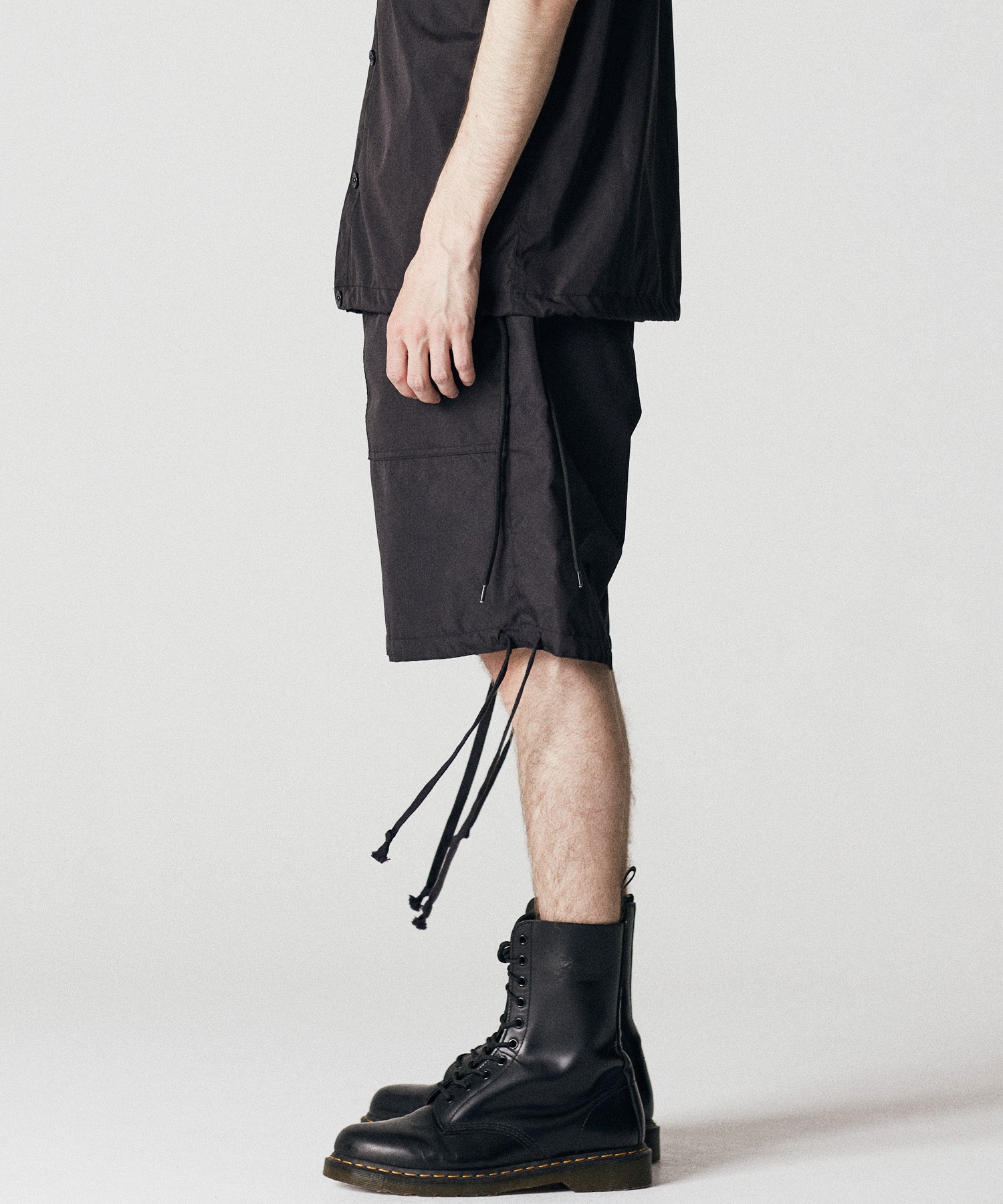 Taion Non-Down Military Reversible Short Black