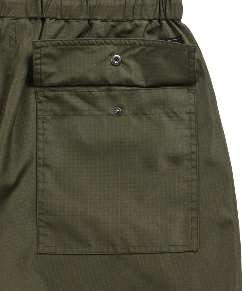 Taion Non-Down Military Reversible Short Black