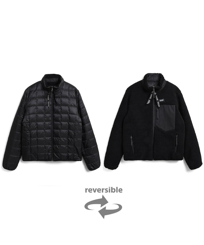 Taion Unisex Reversible Fleece Down Jacket