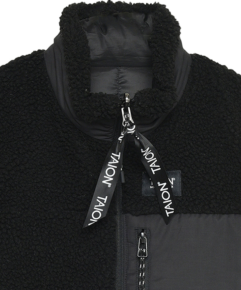 Taion Unisex Reversible Fleece Down Jacket