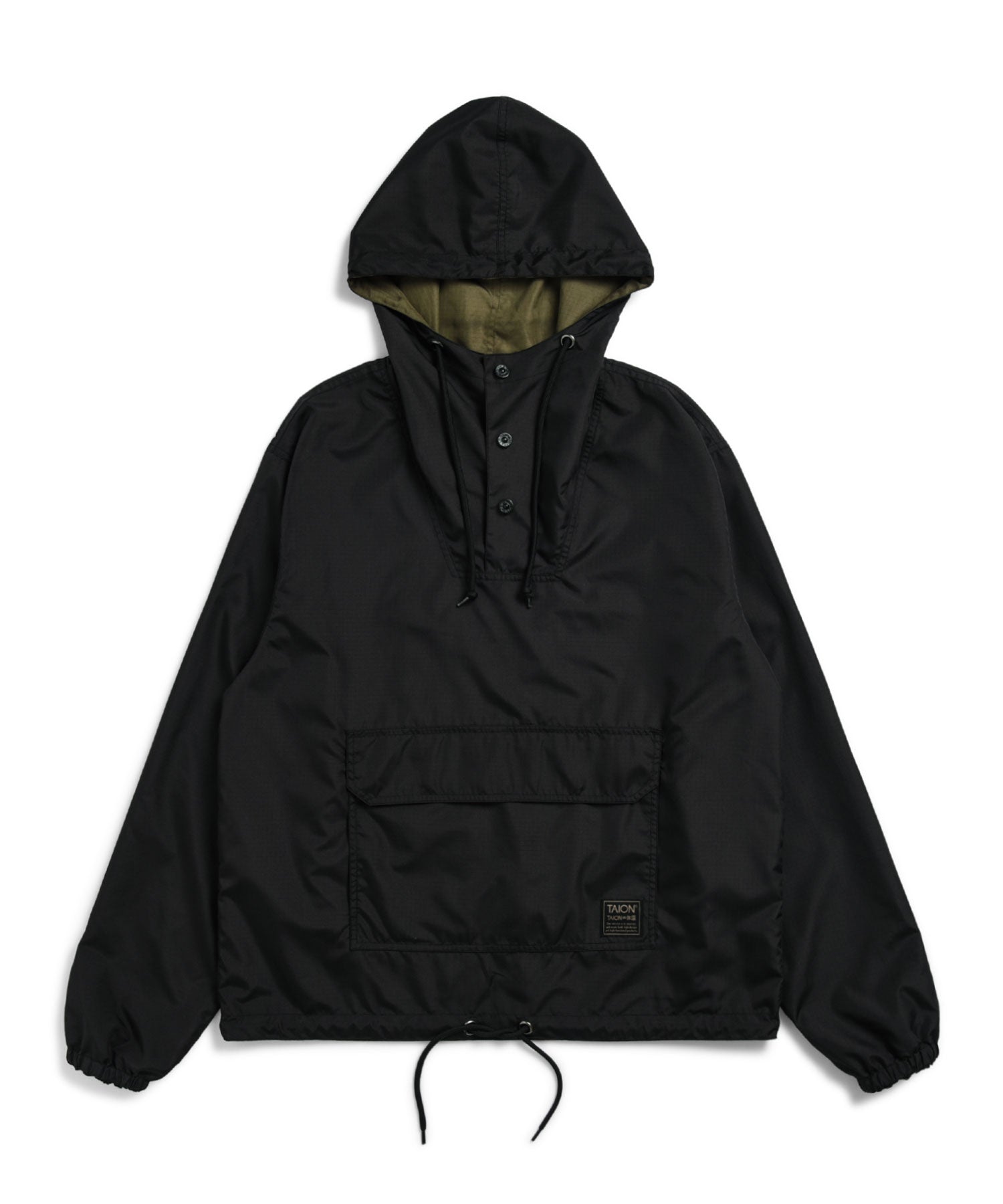Taion N/D Military Reversible Anorak Parka Black/Khaki