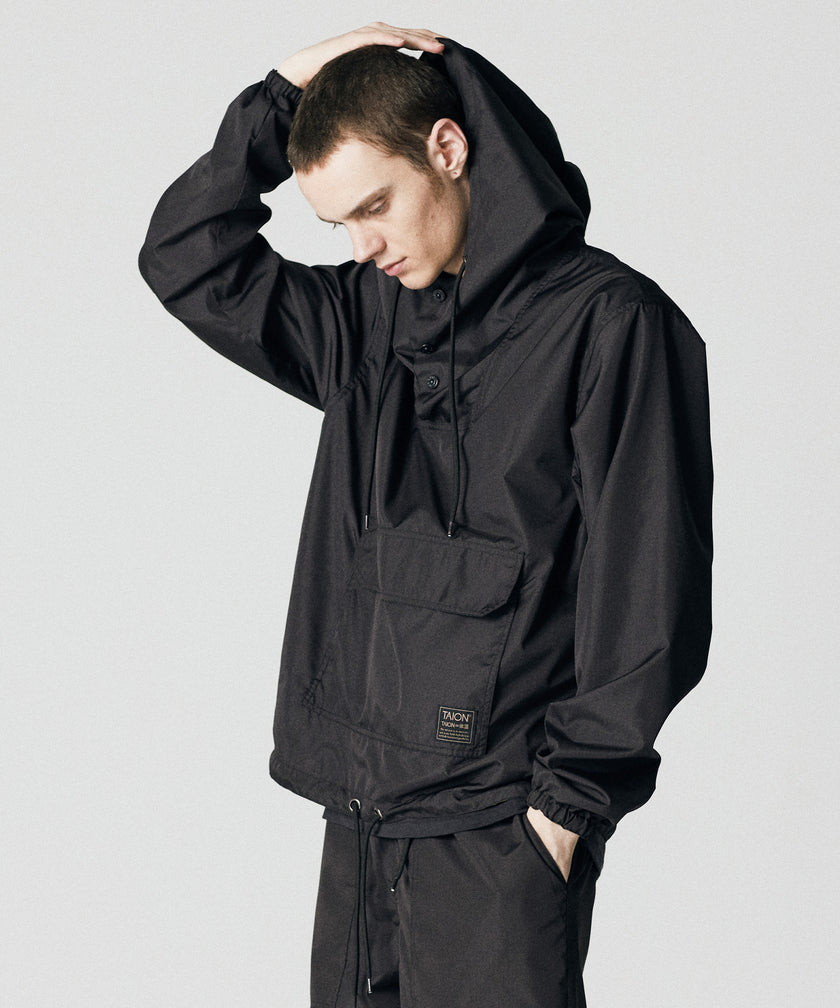 Taion N/D Military Reversible Anorak Parka Black/Khaki