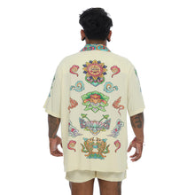 Load image into Gallery viewer, The Esoteric World Tibetan Crayon Panel Shirt
