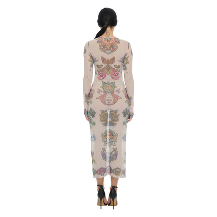 The Esoteric World Neci Maxi Dress Crayon Digital