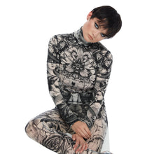 Load image into Gallery viewer, The Esoteric World High Roll Neck Top
