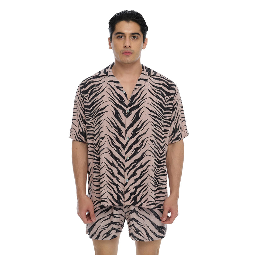 The Esoteric World Tiger Ballpen Shirt Coffee/Black