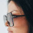 ROC Eyewear Being Yours Sunglasses Crystal Grey Gradient Smoke