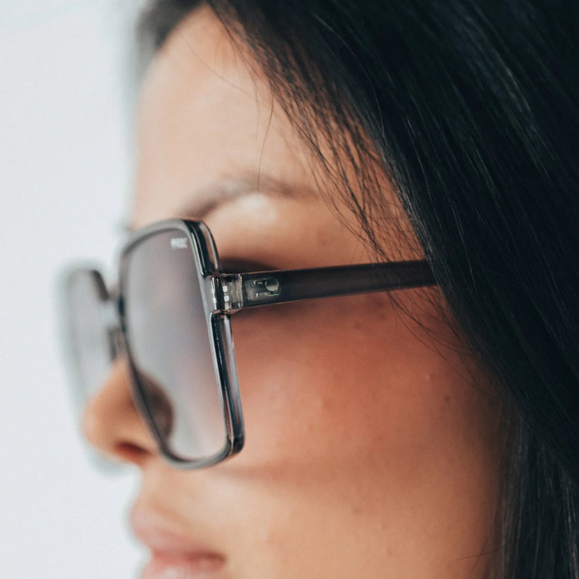 ROC Eyewear Being Yours Sunglasses Crystal Grey Gradient Smoke