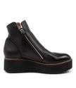 Top End Nene Zip Side Boots Black/Black Leather