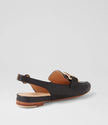 Top End Favilla Black Leather