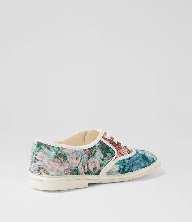 Top End Lottes Sneaker Sky Floral Fabric