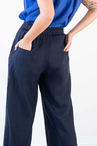 Lazybones Tessa Pant Dark Navy