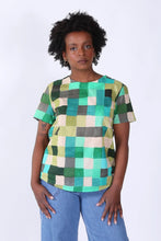 Load image into Gallery viewer, Olga De Polga Tessera Top Forest Cotton Voile

